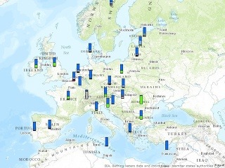 Interaktívna mapa Európy podľa