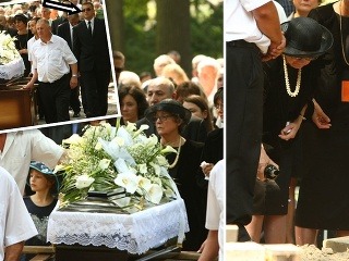 Adamovičov súkromný pohreb s