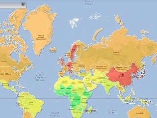 Svetová mapa IQ: Pozrite