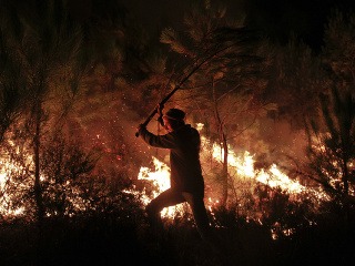 Požiare nivočia Pyrenejský polostrov: