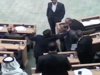 Streľba v jordánskom parlamente