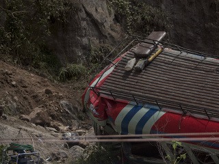 Nehoda autobusu v Guatemala