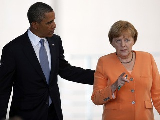 Barack Obama a Angela