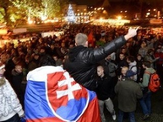 Silvestrovský protest v Bratislave: