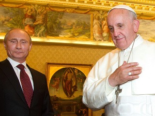 Vladimir Putin a Pápež