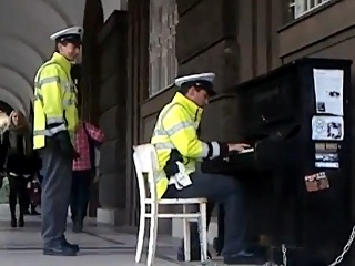 Český policajt na ulici