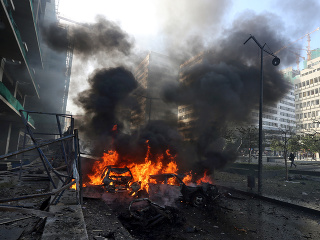 Pri výbuchu v Bejrúte