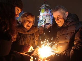 Silvester 2013 na Ukrajine