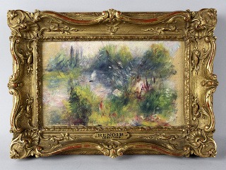 Pastelová krajinka od Renoira