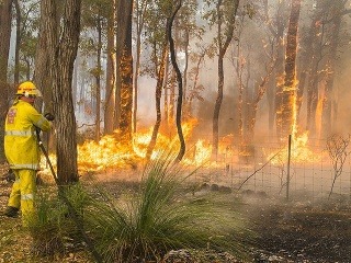 Požiar pri Perthe