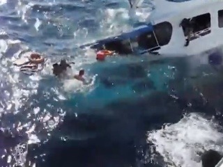 VIDEO Potápajúcej sa lode