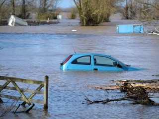 záplavy na juhozápade Anglicka