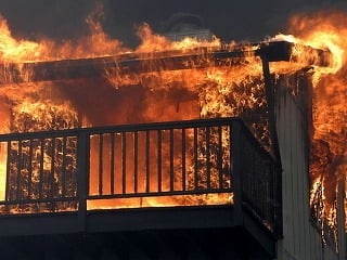 Požiar chatky v Bratislave: