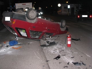 Dpravná nehoda v Bratislave