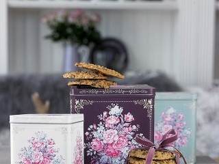 Plechové dózy Evelyn, bellarose.sk,