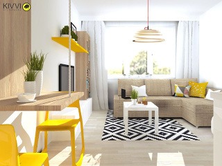 Návrh interiéru bratislavskej garsónky