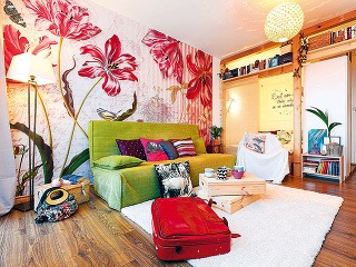 Trámy predelili jednu miestnosť