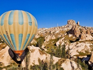 Let balónom, Kappadokia, Turecko