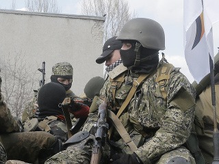 Proruskí vojaci na Ukrajine