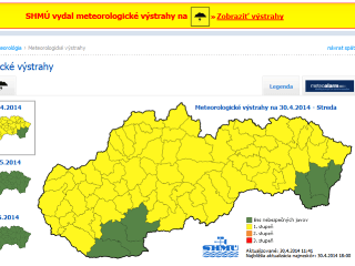 Meteorológovia varujú: Celé Slovensko