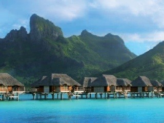 Vodný bungalov vo Francúzskej