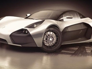 Brutálne športové auto zo