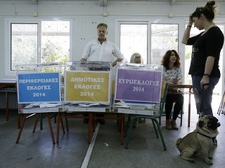 Nepokojné eurovoľby v Grécku: