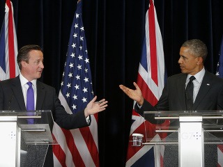 David Cameron a Barack