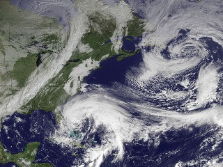 Takto vyzeral hurikán Sandy