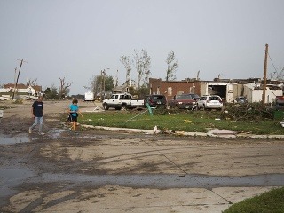 Pri tornádach v Nebraske