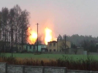 Výbuch na ukrajinskom plynovode