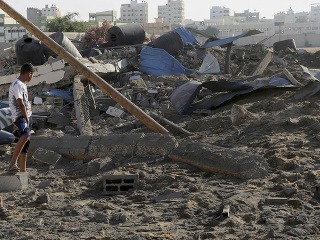 Škody v pásme Gazy
