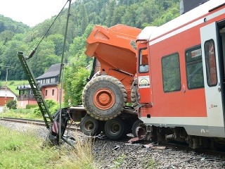 Vlaková nehoda v Nemecku