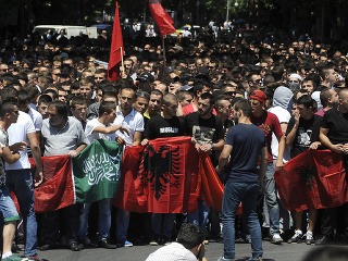 Protesty v Skopje