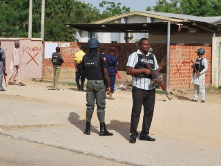 Policajti v Nigérii