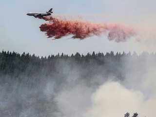 Rozsiahly požiar v Yosemitskom