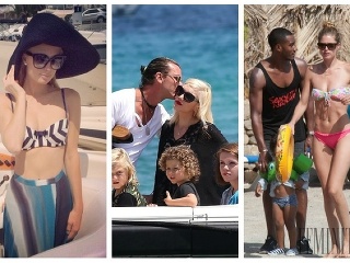 Slávne hviezdy dovolenkujú v