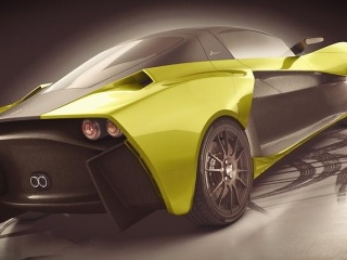 Brutálne športové auto zo