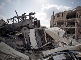 Bombardovanie v pásme Gazy