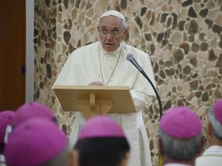 Pápeź František počas návštevy