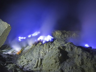 Sopka Kawah Ijen, Indonézia