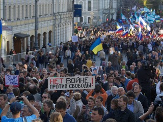 Demonštrácia v Moskve