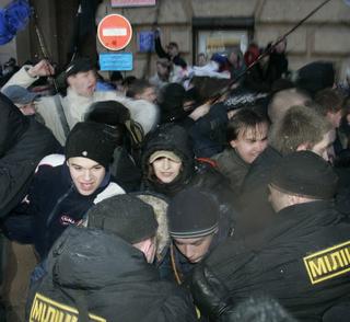 Polícia v Minsku zatkla