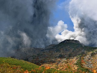Výbuch vulkánu Ontake si