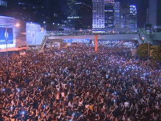 Rozsiahle protesty v Hongkongu