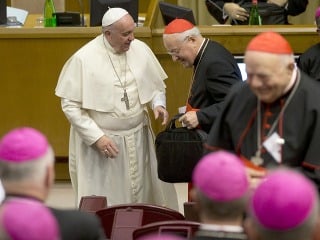 Pápež František a kardinál