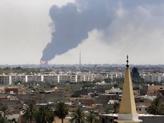 Boje pri líbyjskom Tripolise