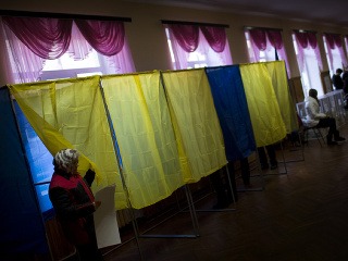 Volebné miestnosti v Kyjeve