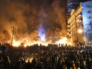 Demonštrácie na Ukrajine
