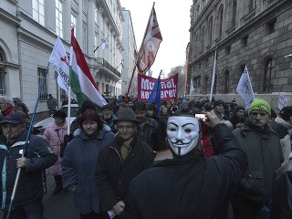 Demonštrácie v Maďarsku
